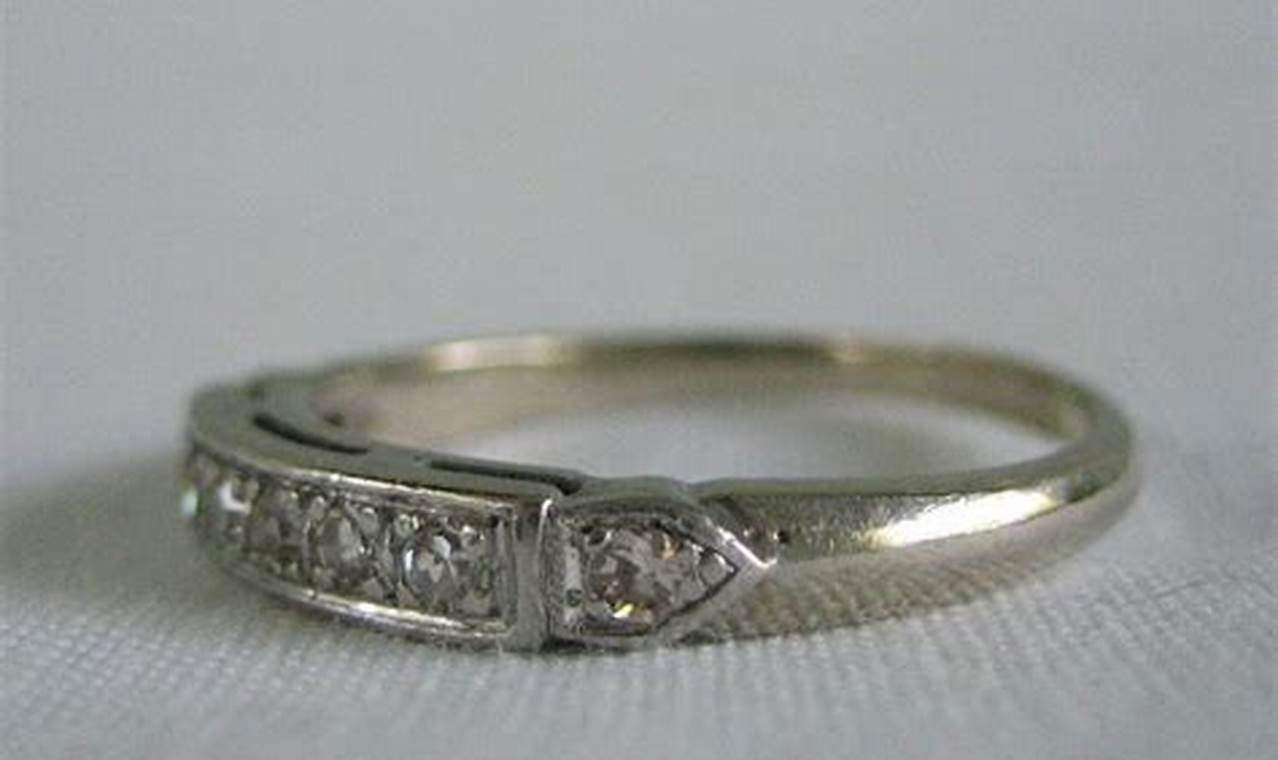 Timeless Vintage White Gold Wedding Bands: Styles &amp; More | Vintage Treasures: Discover Rare Antiques, Collectibles & Retro Finds