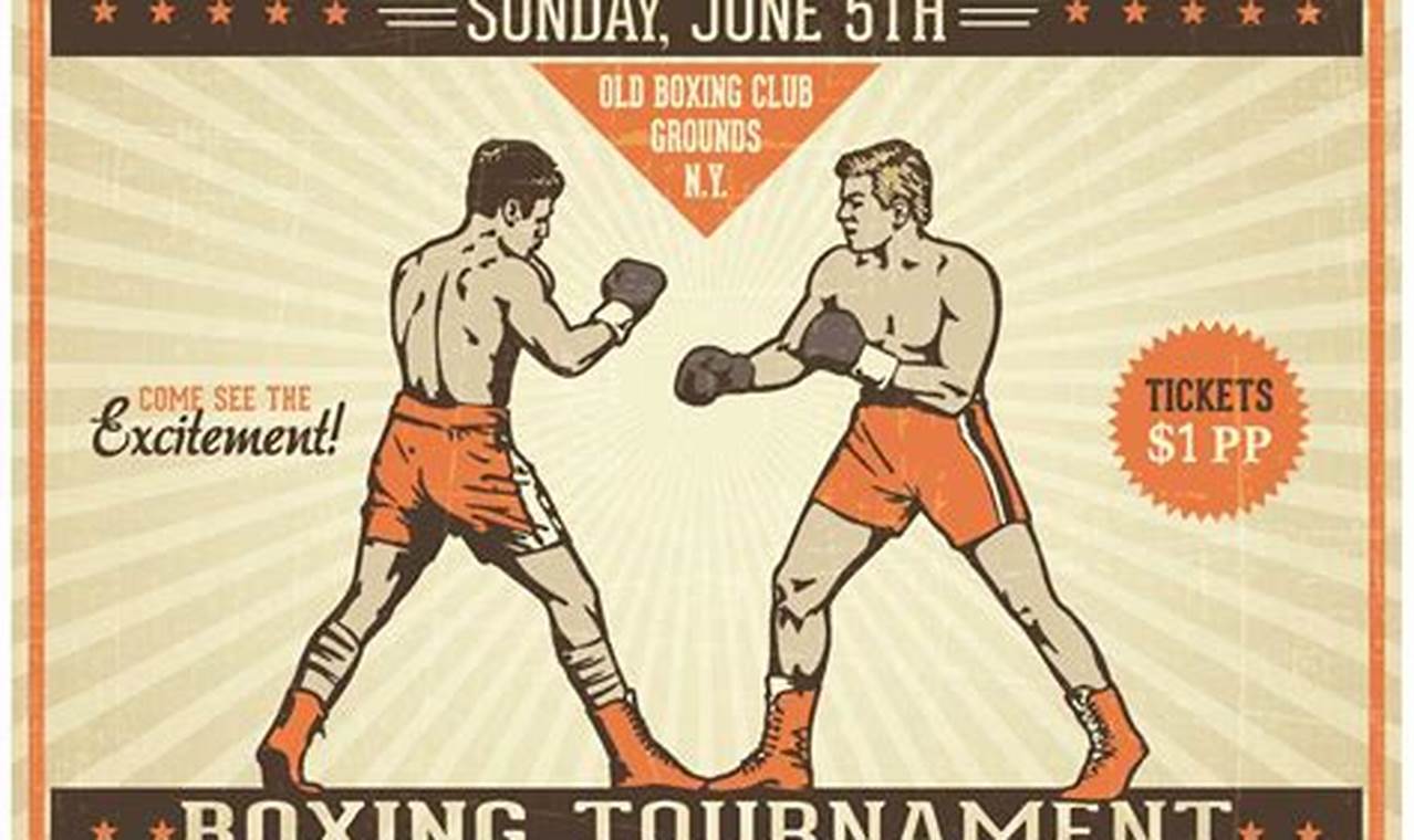 Classic Boxing Vintage Poster: Knockout Art | Vintage Treasures: Discover Rare Antiques, Collectibles & Retro Finds