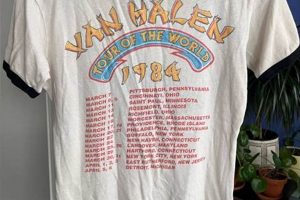 Rare Vintage Van Halen Tour Shirts: Find Yours Now! | Vintage Treasures: Discover Rare Antiques, Collectibles & Retro Finds