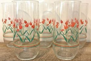 Buy Vintage Tulip Glasses: Collectible Glassware | Vintage Treasures: Discover Rare Antiques, Collectibles & Retro Finds