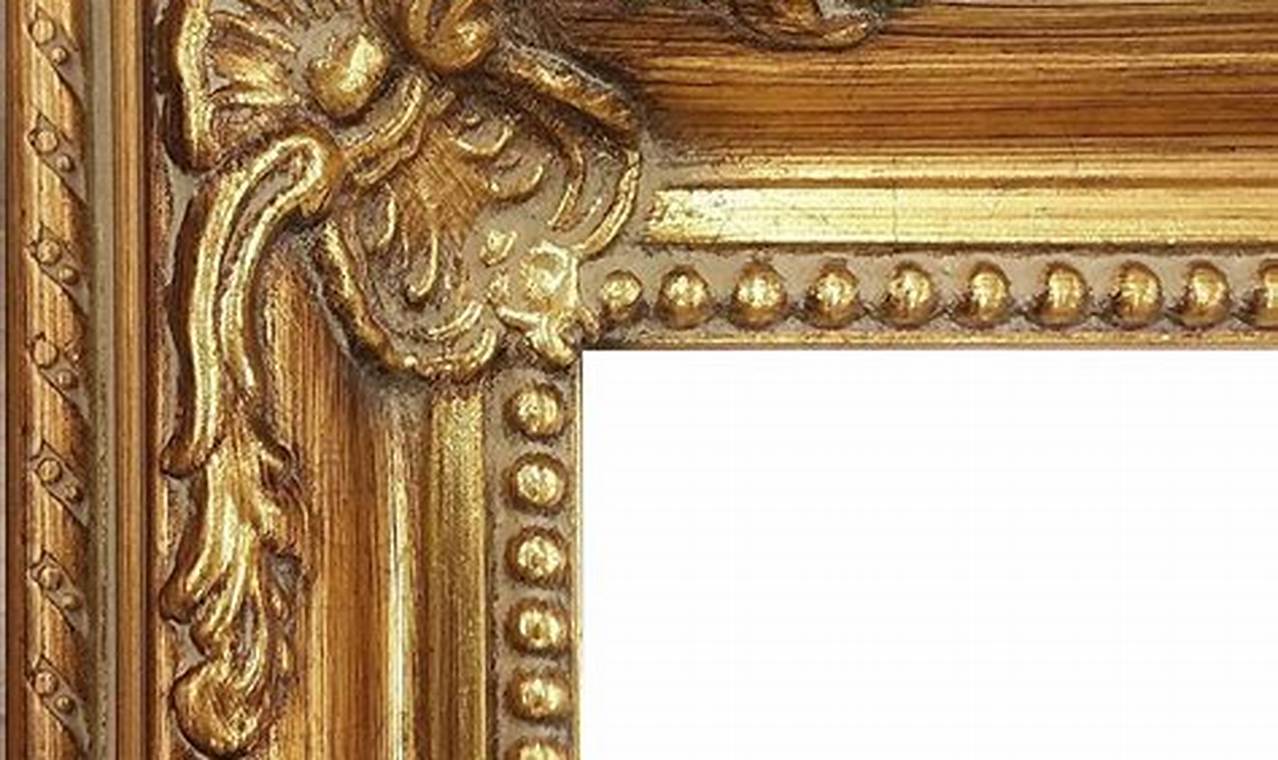 Enhance Art: Vintage Gold Frame 24x36 for Timeless Elegance | Vintage Treasures: Discover Rare Antiques, Collectibles & Retro Finds