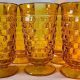 Shop Vintage Amber Drinking Glasses Now! | Vintage Treasures: Discover Rare Antiques, Collectibles & Retro Finds