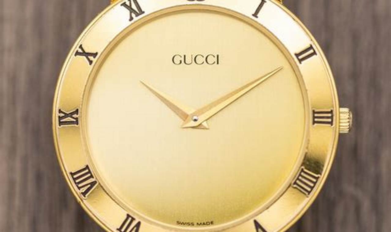 Timeless Gold: Shop Vintage Gucci Watch Gold Styles | Vintage Treasures: Discover Rare Antiques, Collectibles & Retro Finds