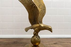 Majestic Vintage Brass Eagle Statue Decor | Vintage Treasures: Discover Rare Antiques, Collectibles & Retro Finds