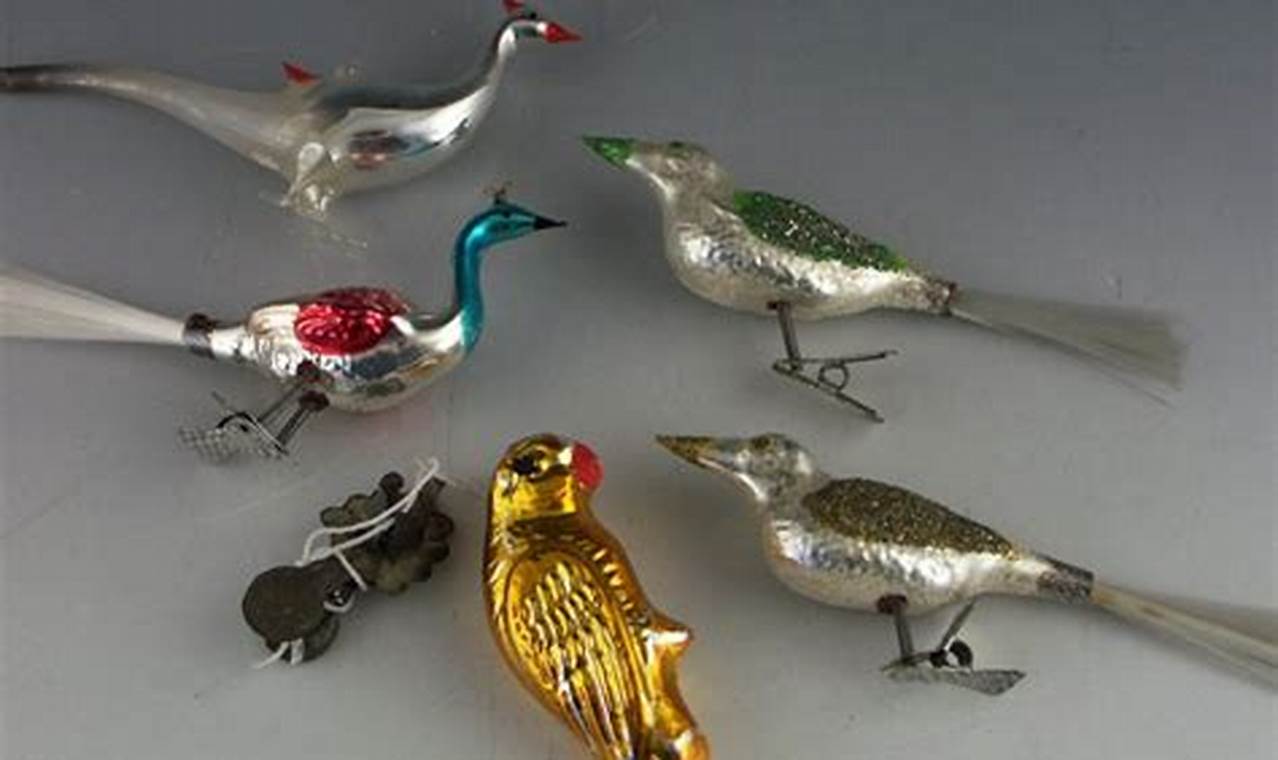 Collectible Vintage Glass Bird Ornaments Guide | Vintage Treasures: Discover Rare Antiques, Collectibles & Retro Finds