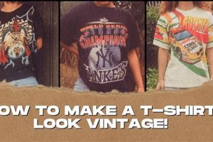 DIY: How to Make a Shirt Look Vintage - Easy Style! | Vintage Treasures: Discover Rare Antiques, Collectibles & Retro Finds