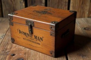Discover a Vintage Domont Box: Minute Man Keyway Wood Box No. 10'a | Vintage Treasures: Discover Rare Antiques, Collectibles & Retro Finds