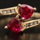 Shop Antique Vintage Ruby Heart Rings Today! | Vintage Treasures: Discover Rare Antiques, Collectibles & Retro Finds