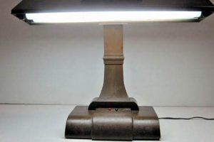 Illuminate with the Past: Vintage Fluorescent Desk Lamp Charm | Vintage Treasures: Discover Rare Antiques, Collectibles & Retro Finds