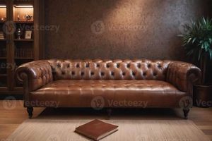 Timeless Style: Vintage Brown Leather Couch Guide &amp; More | Vintage Treasures: Discover Rare Antiques, Collectibles & Retro Finds