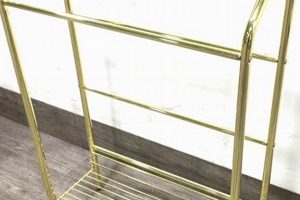 Timeless Style: Vintage Brass Towel Stand Decor | Vintage Treasures: Discover Rare Antiques, Collectibles & Retro Finds