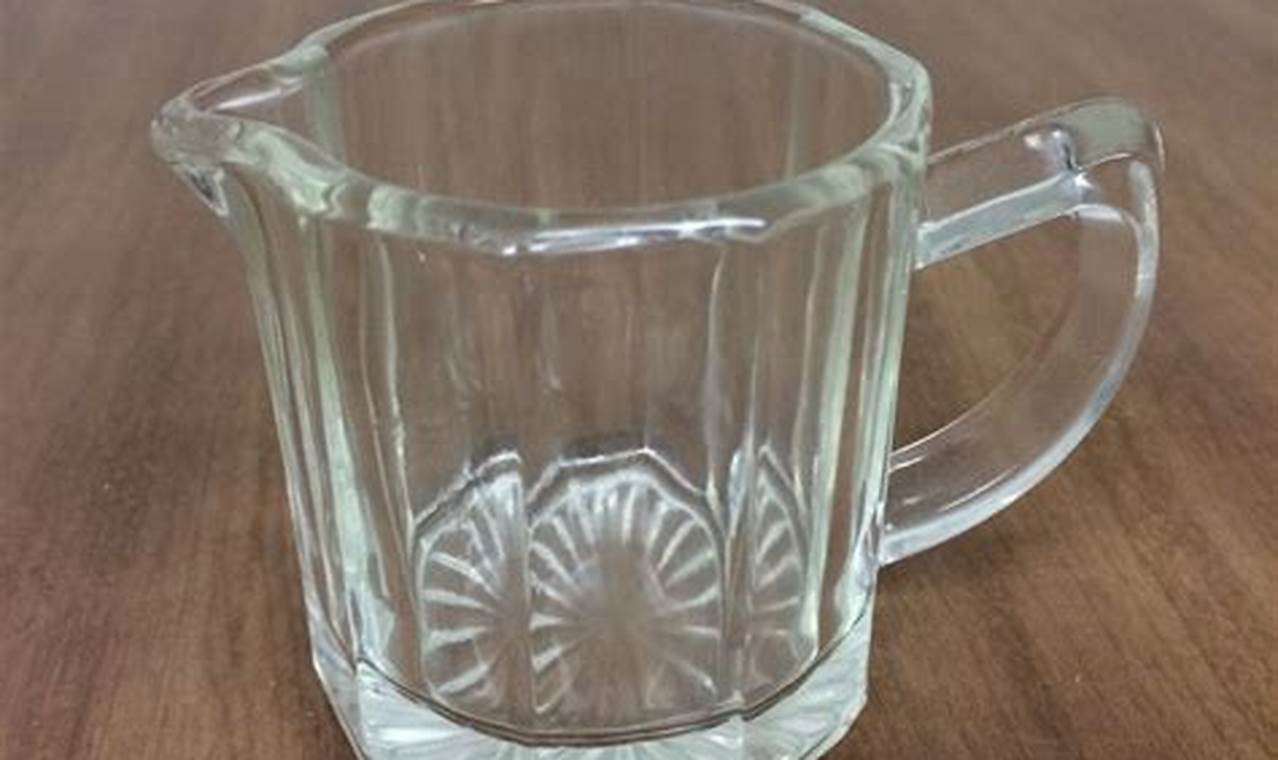 Timeless Beauty: Vintage Clear Glass Creamers for Collectors | Vintage Treasures: Discover Rare Antiques, Collectibles & Retro Finds