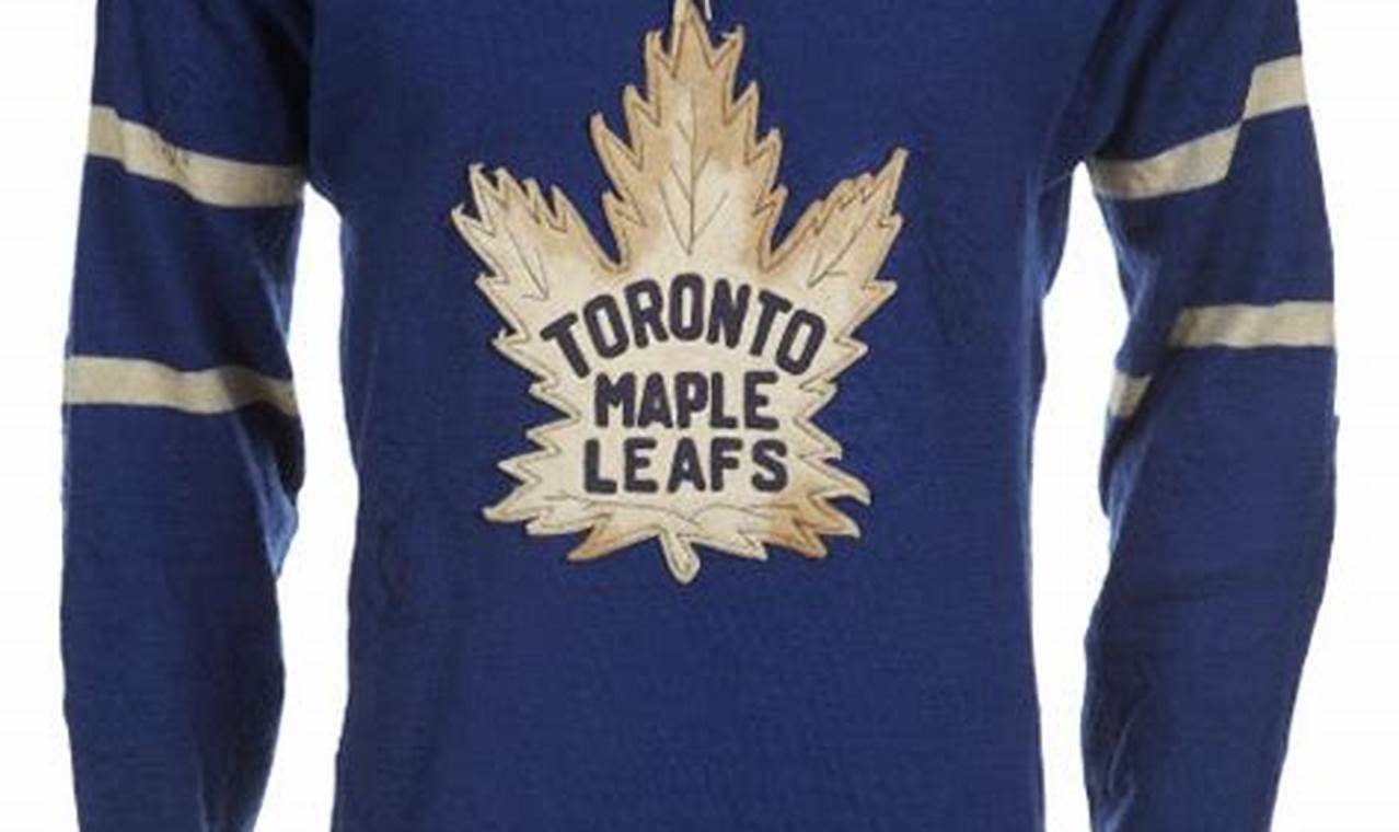 Own a Piece of History: Toronto Maple Leafs Vintage Jersey | Vintage Treasures: Discover Rare Antiques, Collectibles & Retro Finds