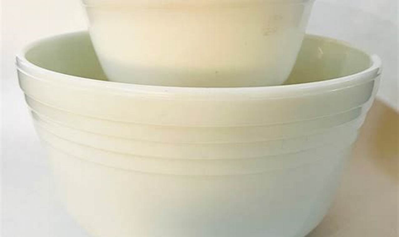 Collecting Vintage Milk Glass Mixing Bowls: Guide | Vintage Treasures: Discover Rare Antiques, Collectibles & Retro Finds