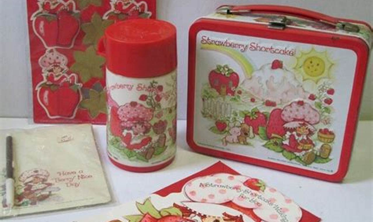 Retro Treat: Buy Vintage Strawberry Shortcake Lunch Box Today! | Vintage Treasures: Discover Rare Antiques, Collectibles & Retro Finds