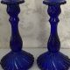 Shop Antique Vintage Blue Glass Candle Holders Decor | Vintage Treasures: Discover Rare Antiques, Collectibles & Retro Finds
