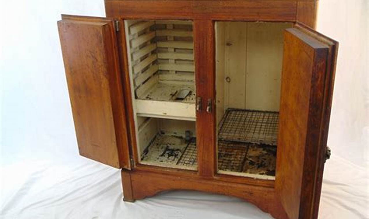 Cool Finds: Vintage Antique Ice Box Treasures + | Vintage Treasures: Discover Rare Antiques, Collectibles & Retro Finds