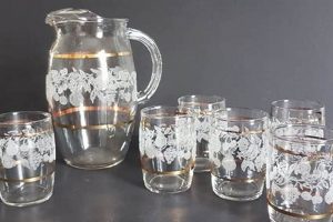 Buy Elegant Vintage Pitcher and Glasses Set | Collectibles Vintage Treasures: Discover Rare Antiques, Collectibles & Retro Finds Buy Elegant Vintage Pitcher and Glasses Set | Collectibles | Vintage Treasures: Discover Rare Antiques, Collectibles & Retro Finds