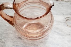 Antique Beauty: Vintage Pink Glass Pitcher Charm | Vintage Treasures: Discover Rare Antiques, Collectibles & Retro Finds