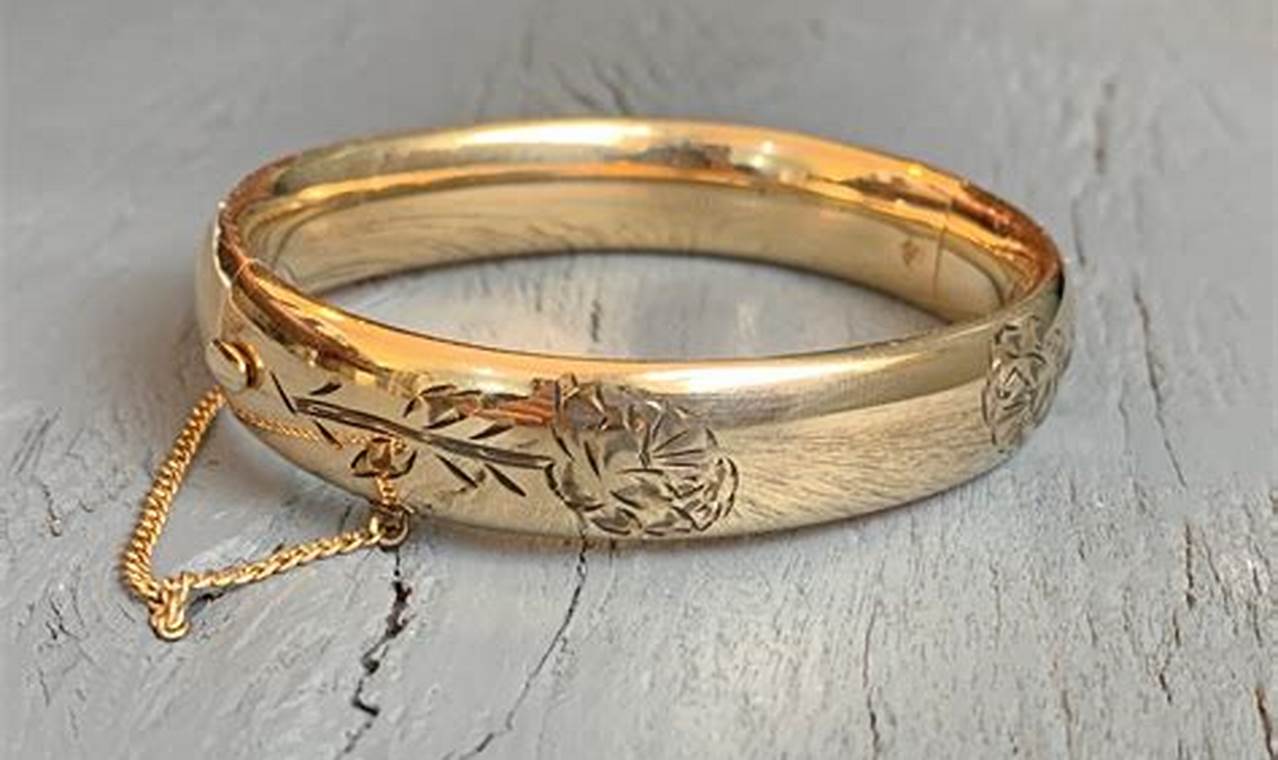 Timeless Vintage Gold Bangle Bracelets: Styles &amp; More | Vintage Treasures: Discover Rare Antiques, Collectibles & Retro Finds