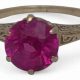 Timeless Vintage 14k Gold Ruby Ring Charm | Vintage Treasures: Discover Rare Antiques, Collectibles & Retro Finds