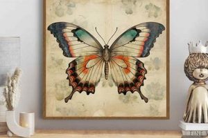 Timeless Vintage Butterfly Wall Art Decor | Vintage Treasures: Discover Rare Antiques, Collectibles & Retro Finds