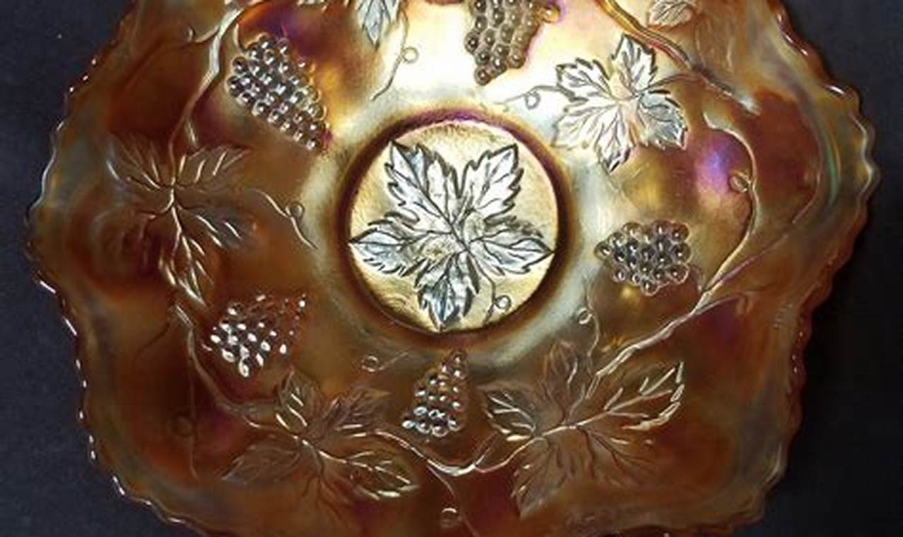 Discover Vintage Marigold Carnival Glass Candy Dishes | Vintage Treasures: Discover Rare Antiques, Collectibles & Retro Finds