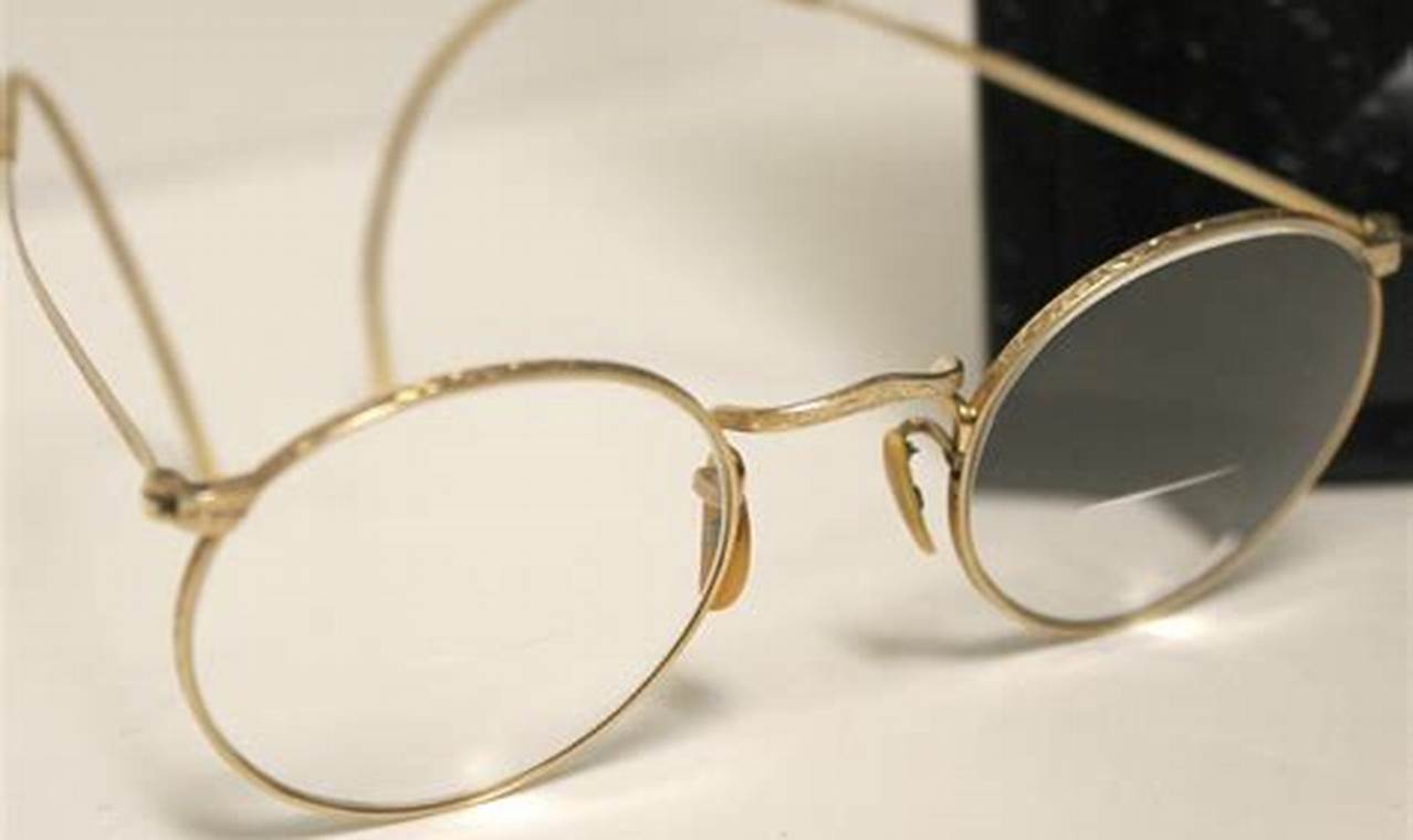 Vintage Gold Eyeglasses | Vintage Treasures: Discover Rare Antiques, Collectibles & Retro Finds