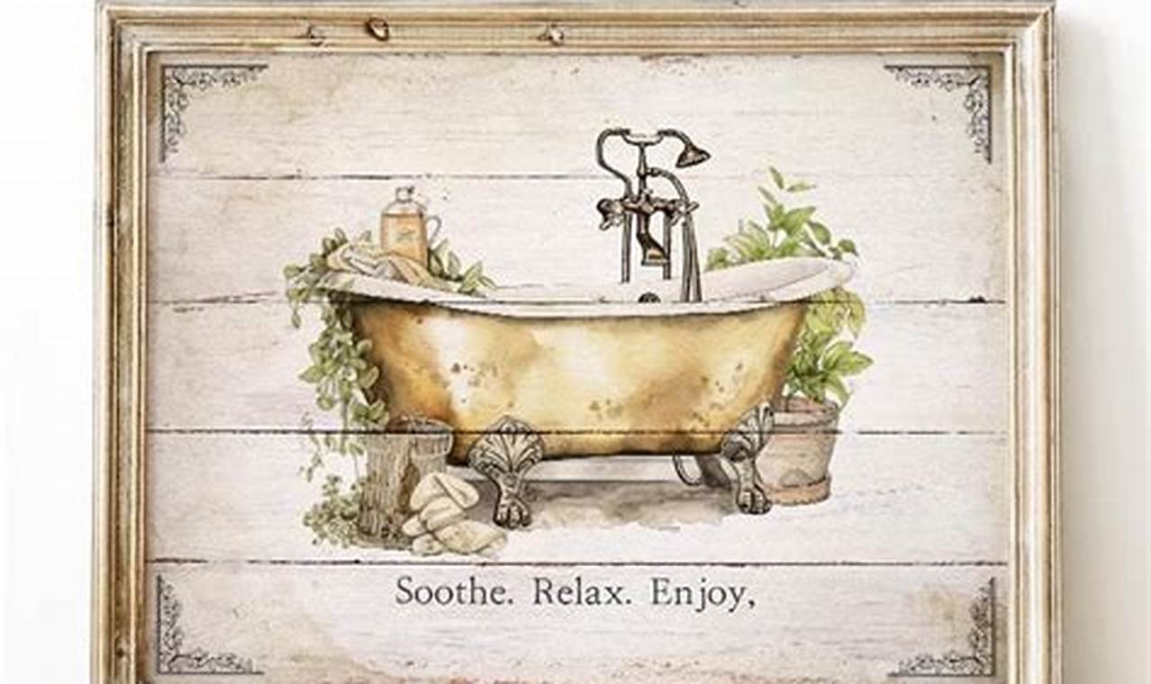 Retro Charm: Bathroom Wall Art Vintage Decor Ideas | Vintage Treasures: Discover Rare Antiques, Collectibles & Retro Finds