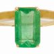 Timeless Vintage Emerald Cut Emerald Ring: Shop Now! | Vintage Treasures: Discover Rare Antiques, Collectibles & Retro Finds