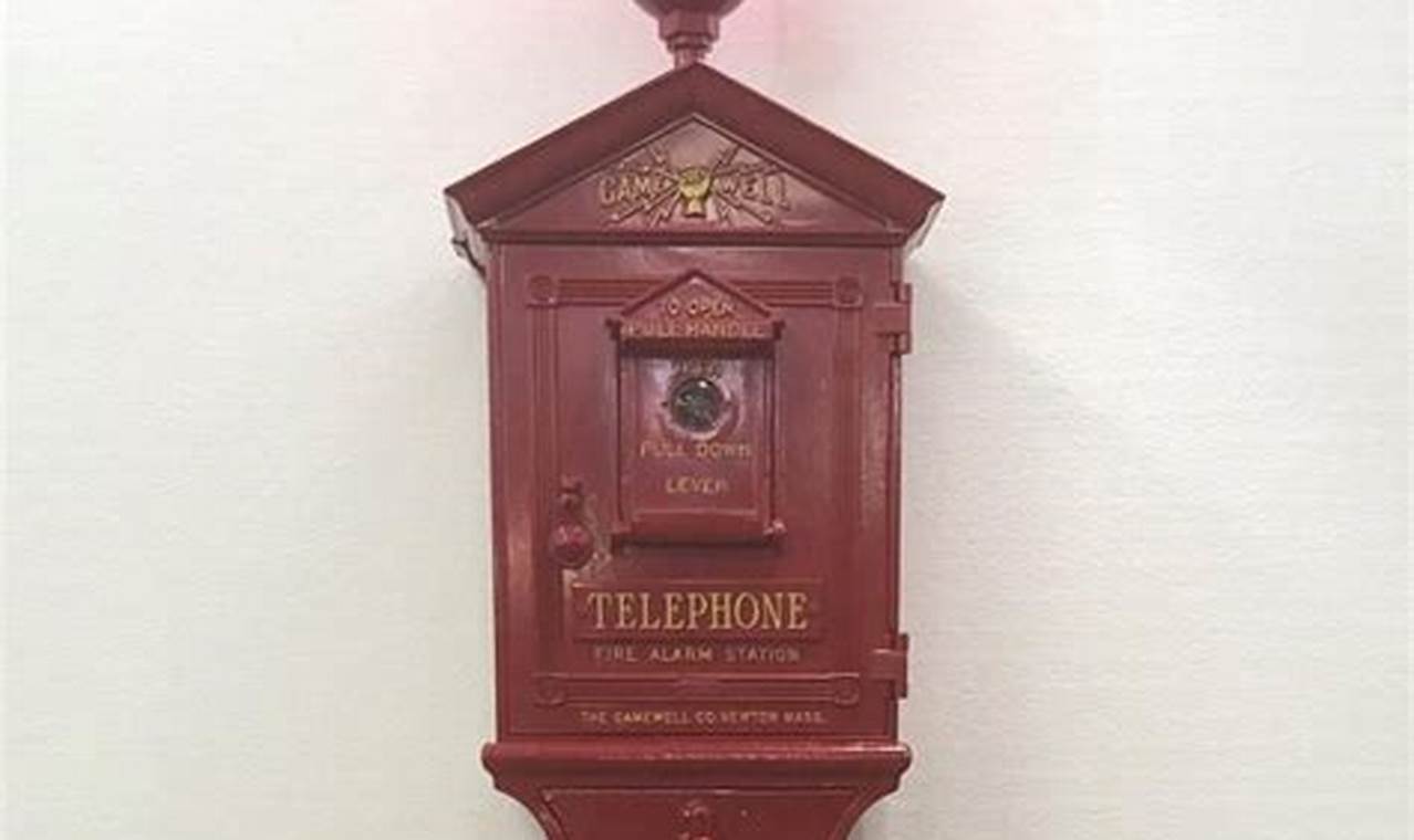 Antique Vintage Fire Call Box Systems: A Collector's Guide | Vintage Treasures: Discover Rare Antiques, Collectibles & Retro Finds