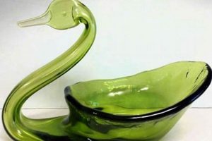 Charming Vintage Glass Swan Bowl: Collectible Decor | Vintage Treasures: Discover Rare Antiques, Collectibles & Retro Finds
