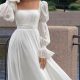 Shop Elegant Vintage Square Neck Wedding Dresses + More! | Vintage Treasures: Discover Rare Antiques, Collectibles & Retro Finds