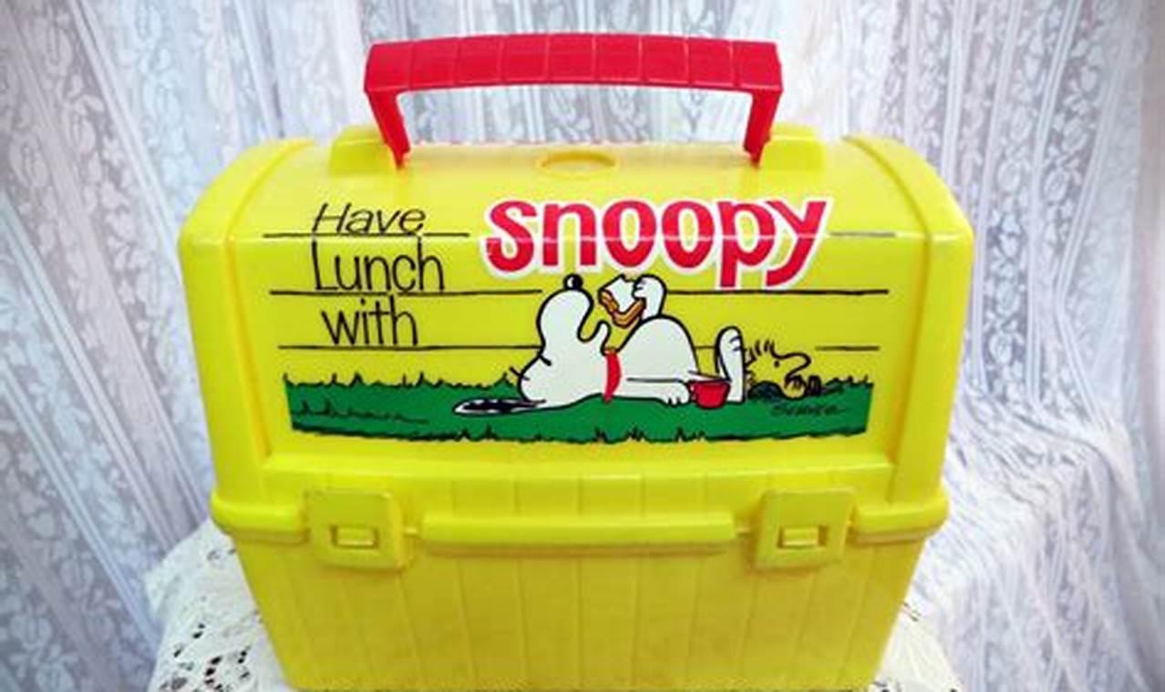 Collectable Vintage Snoopy Lunch Box: A Nostalgic Treat | Vintage Treasures: Discover Rare Antiques, Collectibles & Retro Finds
