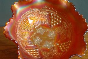 Orange Carnival Glass: Vintage Bowl Beauty! | Vintage Treasures: Discover Rare Antiques, Collectibles & Retro Finds
