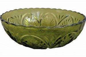Timeless Beauty: Vintage Green Cut Glass Bowl Decor Vintage Treasures: Discover Rare Antiques, Collectibles & Retro Finds Timeless Beauty: Vintage Green Cut Glass Bowl Decor | Vintage Treasures: Discover Rare Antiques, Collectibles & Retro Finds