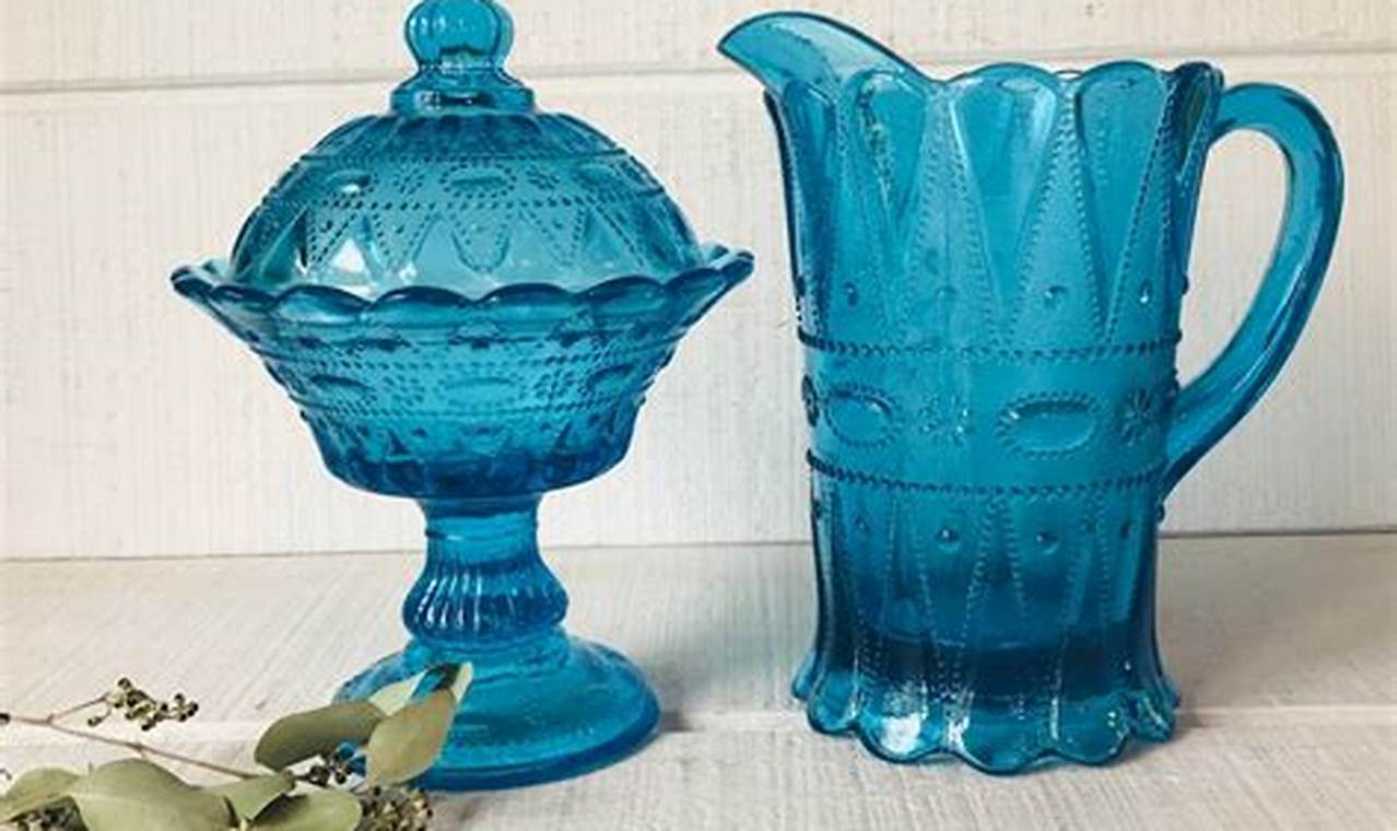 Buy a Classic: Vintage Turquoise Glass Pitcher for Sale! | Vintage Treasures: Discover Rare Antiques, Collectibles & Retro Finds