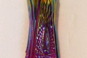 Collectible Vintage Carnival Glass Vase: Shimmering Beauty Vintage Treasures: Discover Rare Antiques, Collectibles & Retro Finds Collectible Vintage Carnival Glass Vase: Shimmering Beauty | Vintage Treasures: Discover Rare Antiques, Collectibles & Retro Finds
