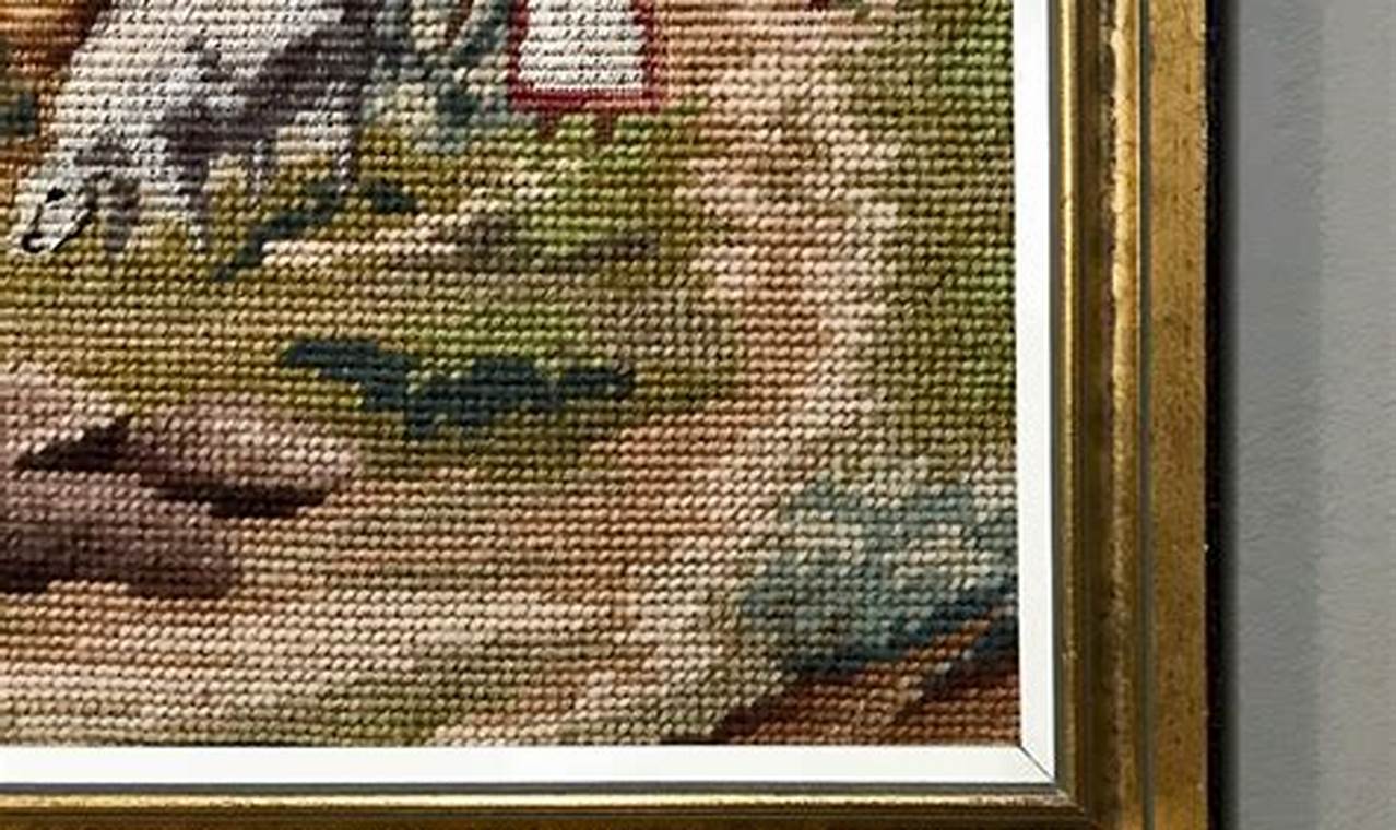 Timeless Treasures: Vintage Needlepoint Framed Art Decor | Vintage Treasures: Discover Rare Antiques, Collectibles & Retro Finds