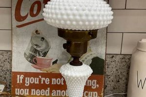 Illuminate Your Space: Vintage Milk Glass Hobnail Lamp Charm | Vintage Treasures: Discover Rare Antiques, Collectibles & Retro Finds