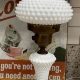 Illuminate Your Space: Vintage Milk Glass Hobnail Lamp Charm | Vintage Treasures: Discover Rare Antiques, Collectibles & Retro Finds