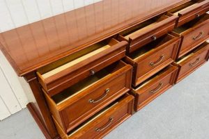 Vintage Charm: 9 Drawer Dresser Beauty! | Vintage Treasures: Discover Rare Antiques, Collectibles & Retro Finds