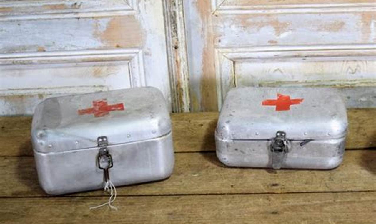 Collectible: Vintage First Aid Box - History Inside! | Vintage Treasures: Discover Rare Antiques, Collectibles & Retro Finds