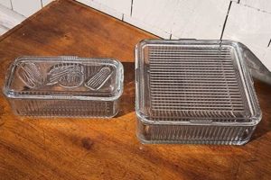 Collectible Vintage Glass Refrigerator Dishes with Lids: Guide | Vintage Treasures: Discover Rare Antiques, Collectibles & Retro Finds