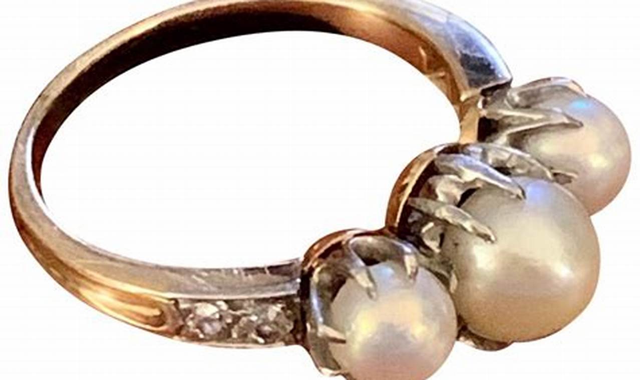 Timeless Gold Vintage Pearl Rings: Elegance Restored | Vintage Treasures: Discover Rare Antiques, Collectibles & Retro Finds