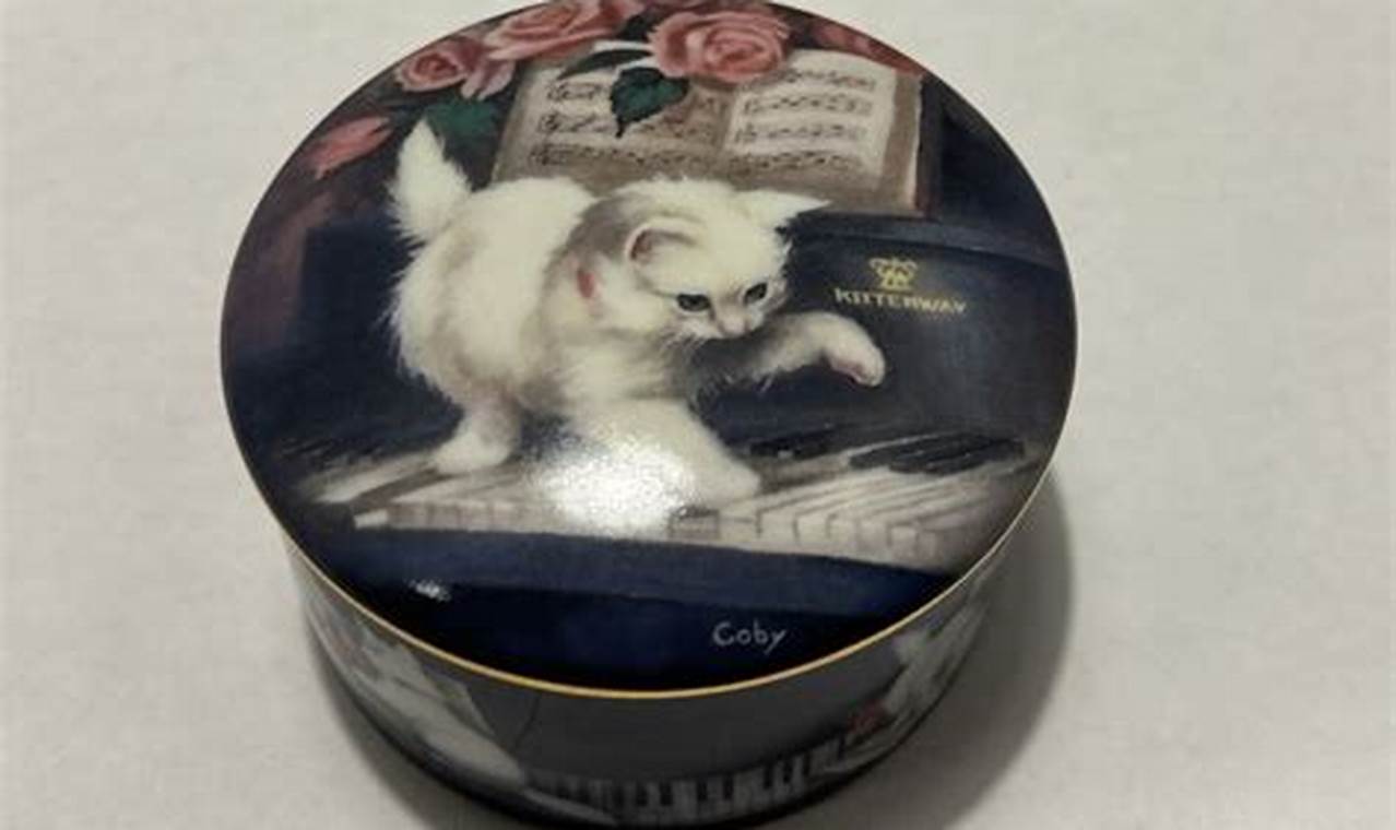 Purrfect Tunes: Vintage Cat Music Box Delights! | Vintage Treasures: Discover Rare Antiques, Collectibles & Retro Finds