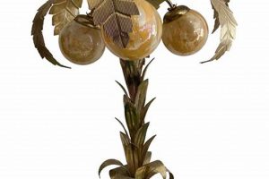 Illuminate with Vintage Art Deco Palm Tree Table Lamps | Vintage Treasures: Discover Rare Antiques, Collectibles & Retro Finds