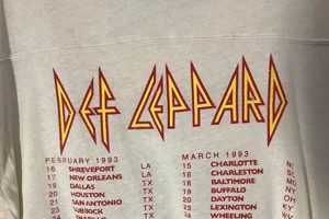 Rock On! Vintage Def Leppard T Shirts for True Fans | Vintage Treasures: Discover Rare Antiques, Collectibles & Retro Finds