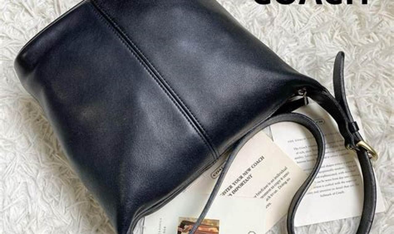 Discover Classic: Vintage Coach Whitney Blue Bag Charm | Vintage Treasures: Discover Rare Antiques, Collectibles & Retro Finds