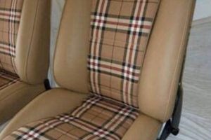 Restore Your Ride: Vintage Tan & Green Plaid Car Seats | Vintage Treasures: Discover Rare Antiques, Collectibles & Retro Finds
